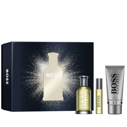 100ml+10ml+100ml Hugo Boss BOSS BOTTLED EDT Cofanetto Regalo  1 di 3 