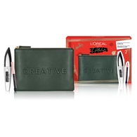 8,9ml+3g L'Oréal Paris L'ATELIER POCHETTE MASCARA BAMBI EYE FALSE LASH Cofanetto Regalo  1 di 2 