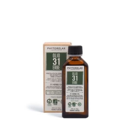 100 ML Phytorelax OLIO 31 ERBE Miscela Di Oli Essenziali Ed Estratti Da Erbe E Piante  1 di 2 