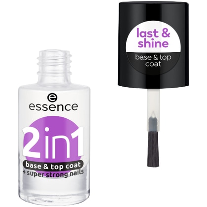  Essence 2in1 BASE & TOP COAT Smalto Unghie  1 di 3 