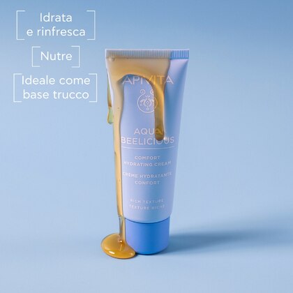 40 ML Apivita AQUA BEELICIOUS Crema Comfort Idratante Texture Ricca  1 di 7 