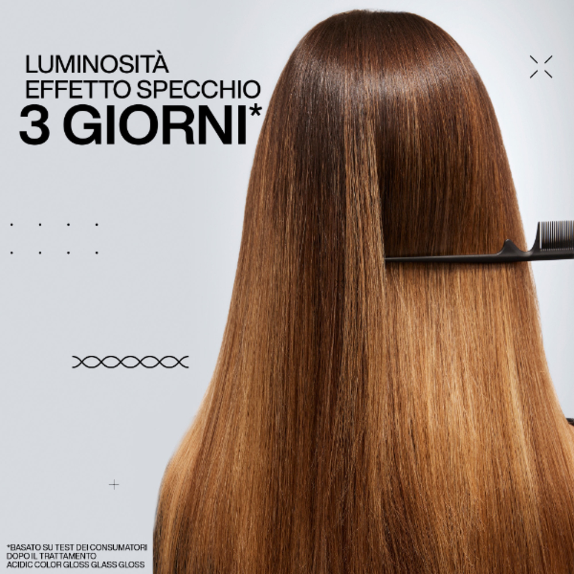 Trattamento Glass Gloss per Capelli Colorati
