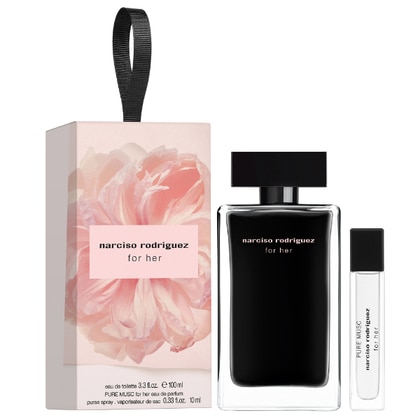 100ml+10ml Narciso Rodriguez FOR HER EAU DE TOILETE Cofanetto Regalo  1 di 2 