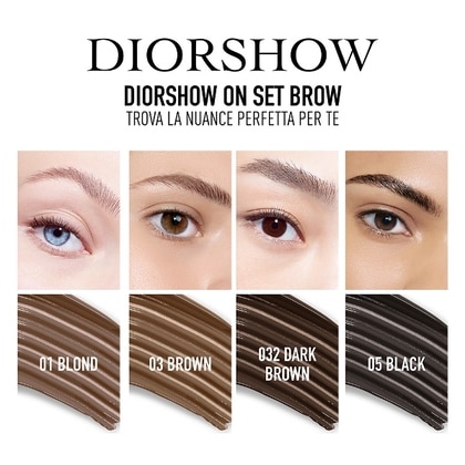  Dior DIORSHOW ON SET BROW Mascara per Sopracciglia  1 di 3 