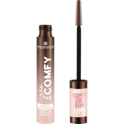 Essence FEELIN' COMFY Lash Without Limits Mascara Marrone 1 di 2