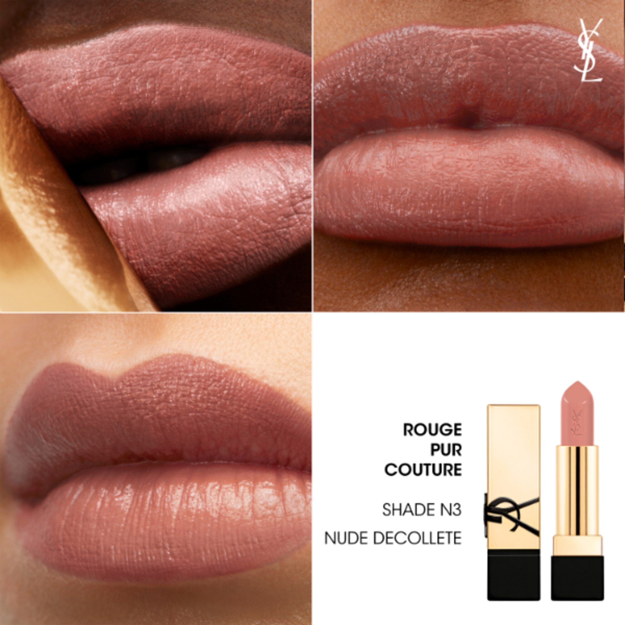 Yves Saint Laurent ROUGE PUR COUTURE Rossetto Satinato 1 di 3