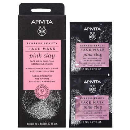 2x8ml Apivita EXPRESS PINK CLAY Maschera Viso  1 di 1 