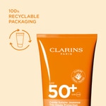 150 ML Clarins CRÈME SOLAIRE JEUNESSE Crema Solare Giovinezza Protezione Molto Alta SPF50 Corpo 4 di 4 Crema Solare Giovinezza Protezione Molto Alta SPF50 Corpo