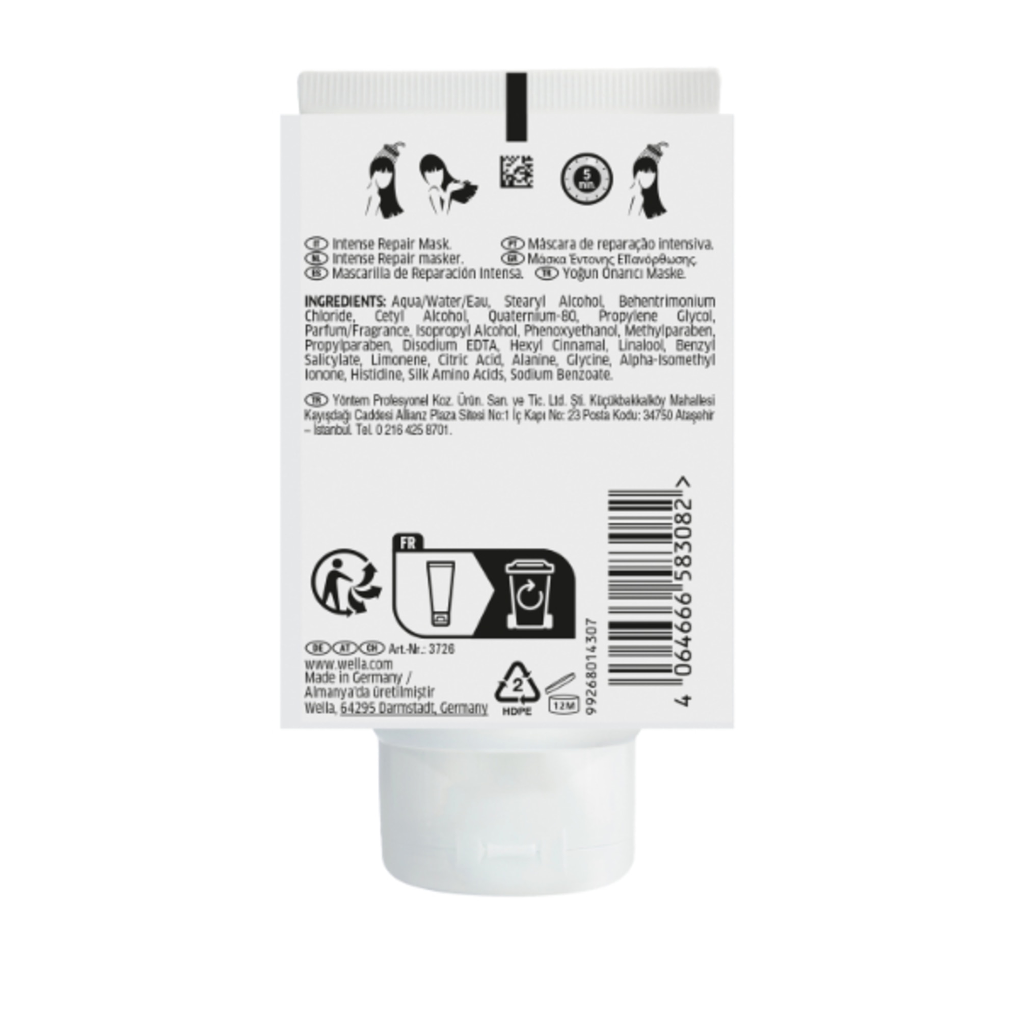 75 ML WELLA FUSION WELLA Maschera Capelli Danneggiati 1 di 8