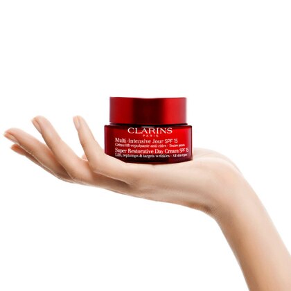 1 PCS Clarins MULTI-INTENSIVE Crema Antietà Giorno SPF 15  1 di 3 