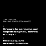 280 ML Sebastian 3IN1 Shampoo 5 di 6 Shampoo