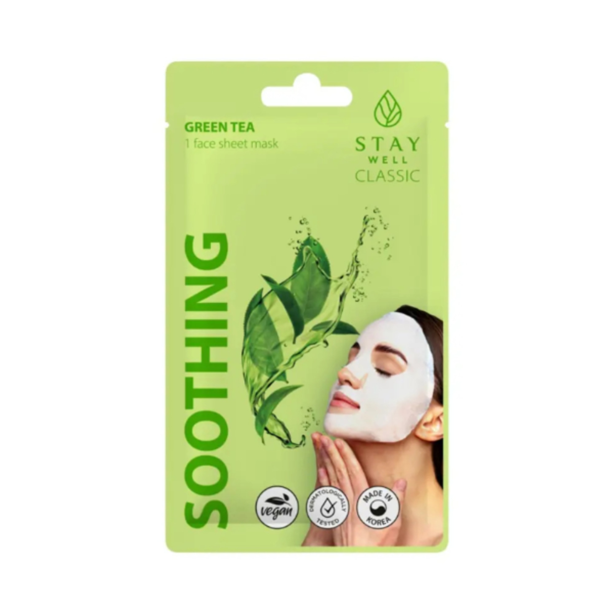 Stay Well SOOTHING Maschera in Tessuto al Thè Verde 1 di 1
