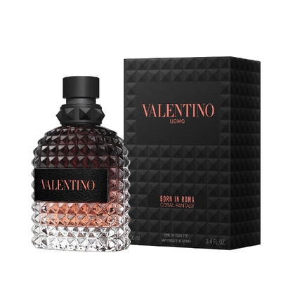 100 ML Valentino BORN IN ROMA CORAL FANTASY UOMO Eau De Toilette  1 di 6 