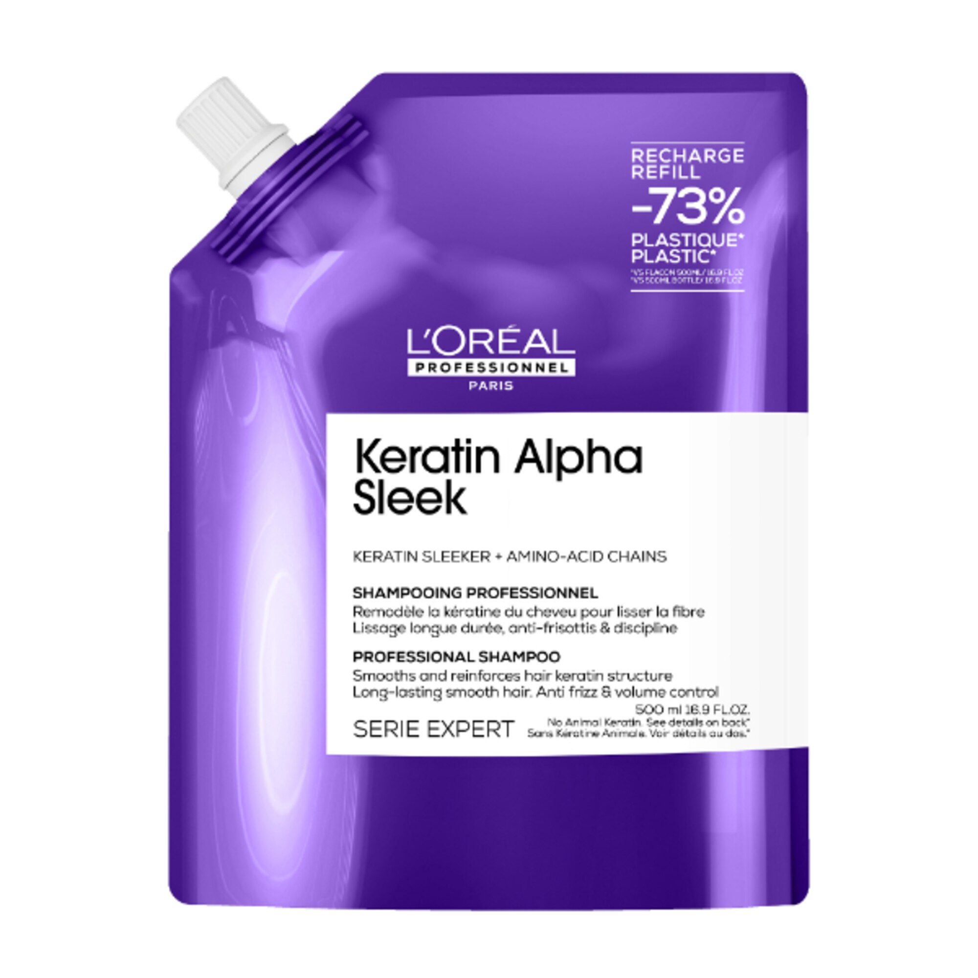 500ml ric L'Oreal Professionnel ALPHA SLEEK Shampoo 1 di 5 Shampoo