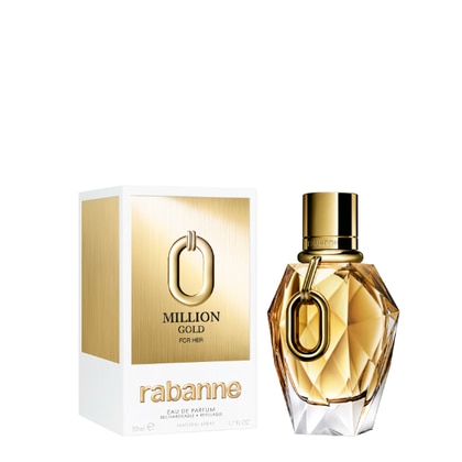 50 ML Rabanne MILLION GOLD FOR HER Eau De Parfum Intense  1 di 7 