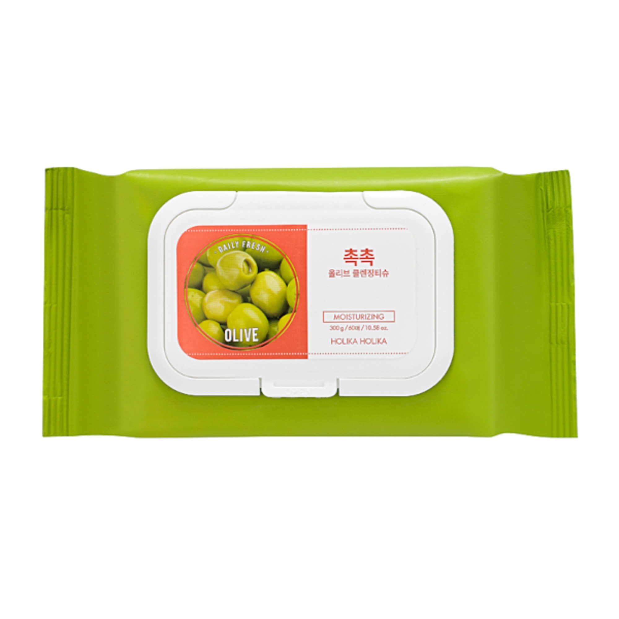 300 G HOLIKA HOLIKA DAILY FRESH OLIVE CLEANSING TISSUE Salviette Struccanti 1 di 1