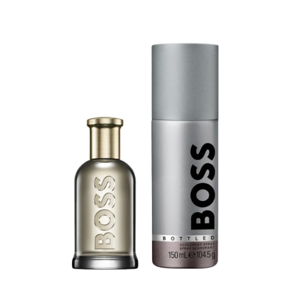 50ml+150ml Hugo Boss BOSS BOTTLED EAU DE PARFUM Cofanetto Regalo  1 di 3 