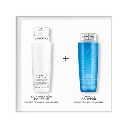 400ml+400ml Lancôme DOUCER CLEANSING DUO SET Cofanetto Regalo  1 di 2 