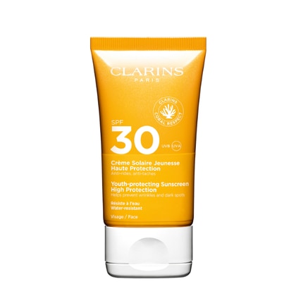 50 ML Clarins CRÈME SOLAIRE JEUNESSE Crema Solare Protezione Alta SPF 30  1 di 5 