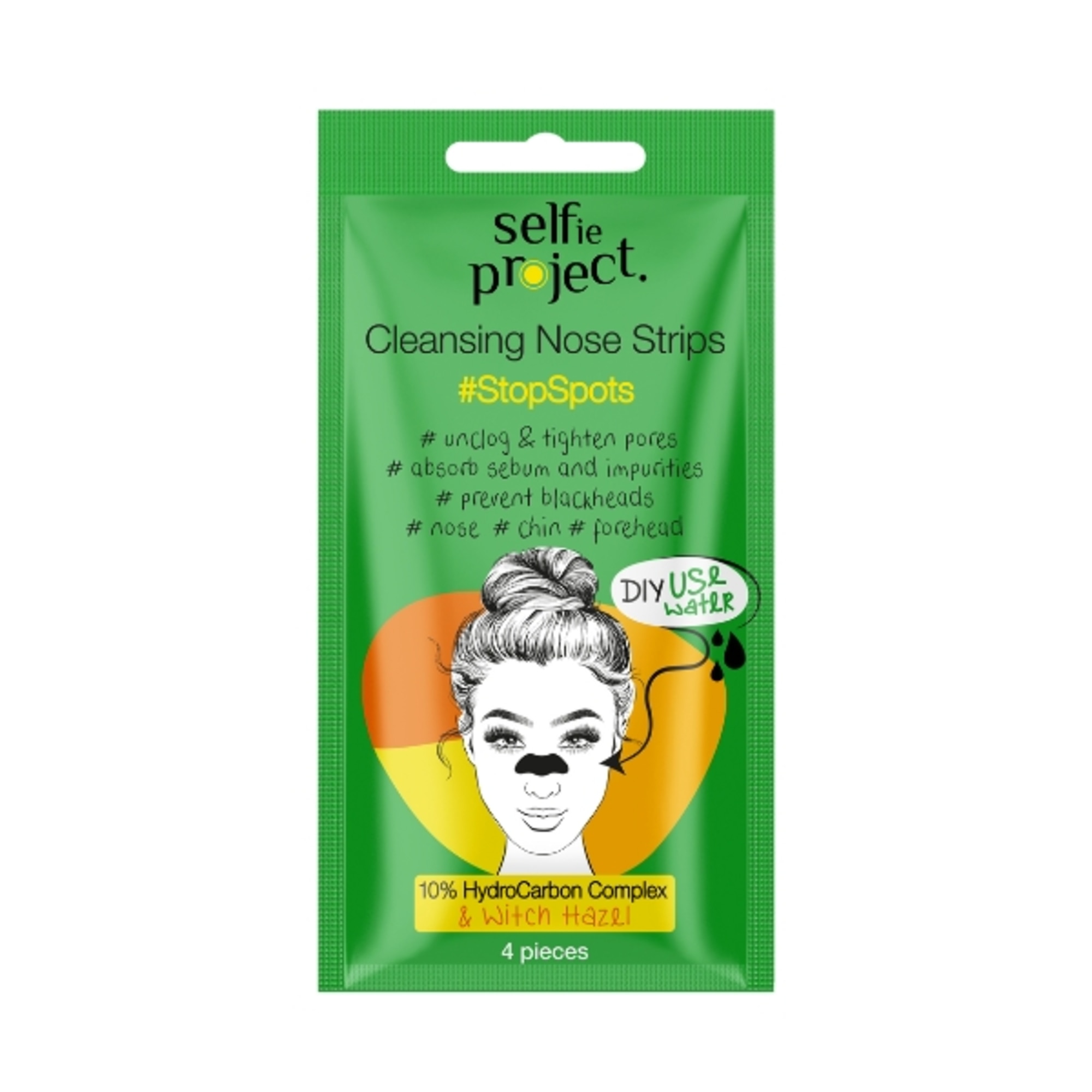 4 PCS Selfie Project ULTRA-CLEANSING NOSE Patch Naso Purificante 1 di 1