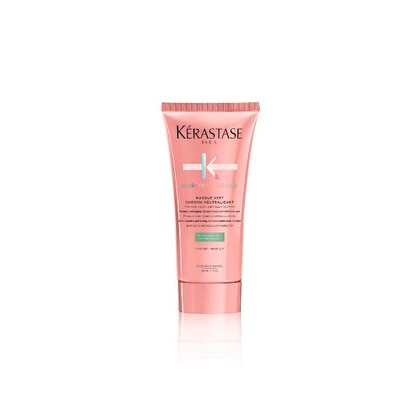 150 ML Kerastase CHROMA ABSOLUE Masque Vert Chroma Maschera neutralizzante anti-riflesso rossi  1 di 3 