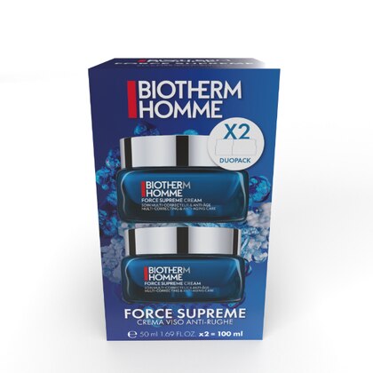 50ml+50ml Biotherm HOMME FORCE SUPREME CREAM Cofanetto Regalo  1 di 2 