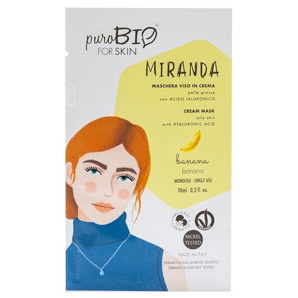  PuroBio MIRANDA Maschera Viso in Crema Pelli Grasse  1 di 1 